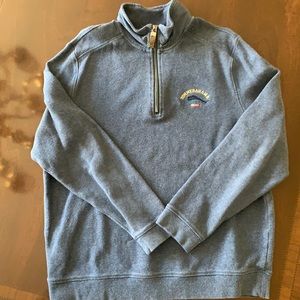 Tommy Bahama 1/4 zip pullover Men’s M Blue